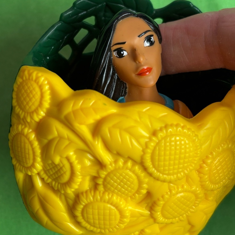 Vintage Disney Pocahontas Sunflower Puppet Doll